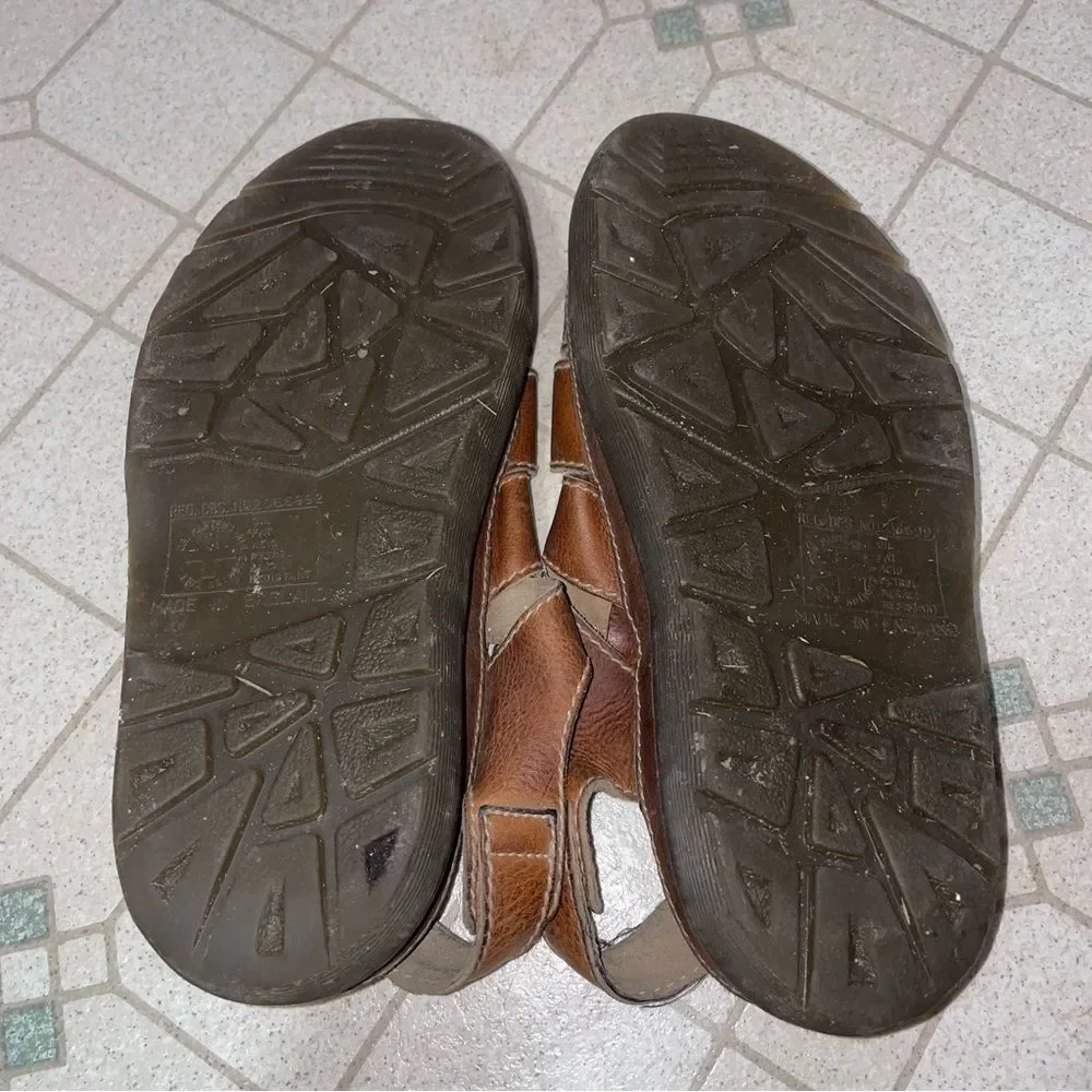 Dr. Martens 8577 Vintage England Fisherman Sandals Brown Leather Men US 9